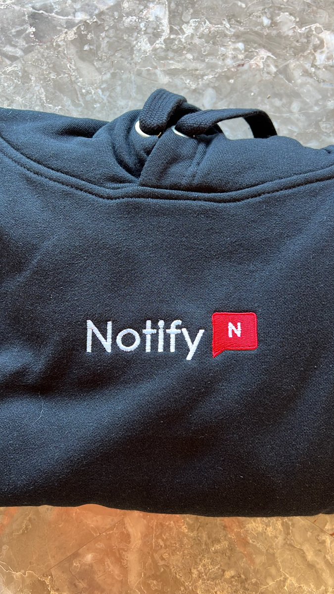 washedghost's tweet image. Anyone who was in @notify want to buy my notify hoodie? Size large.