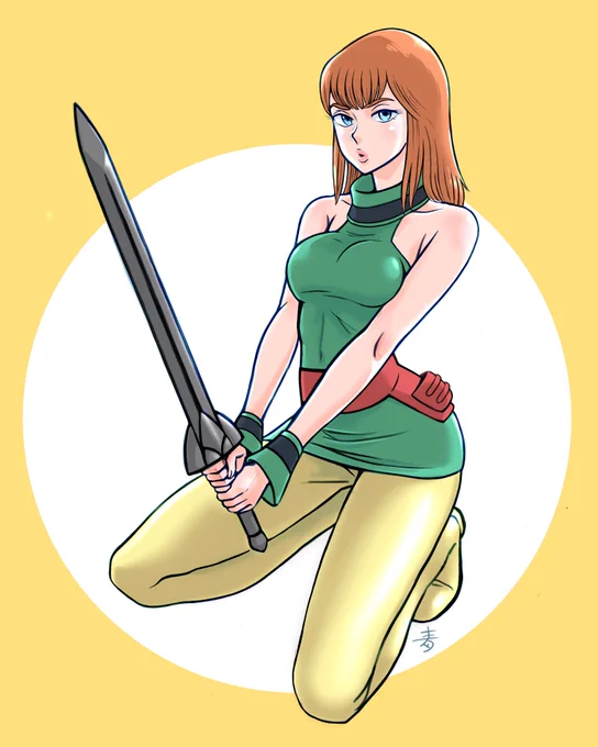 湖川さんのお誕生日! 最近描いた湖川さんデザインのキャラクターは…サンライズチャンネルで再放送しているからかダンバインばっかり