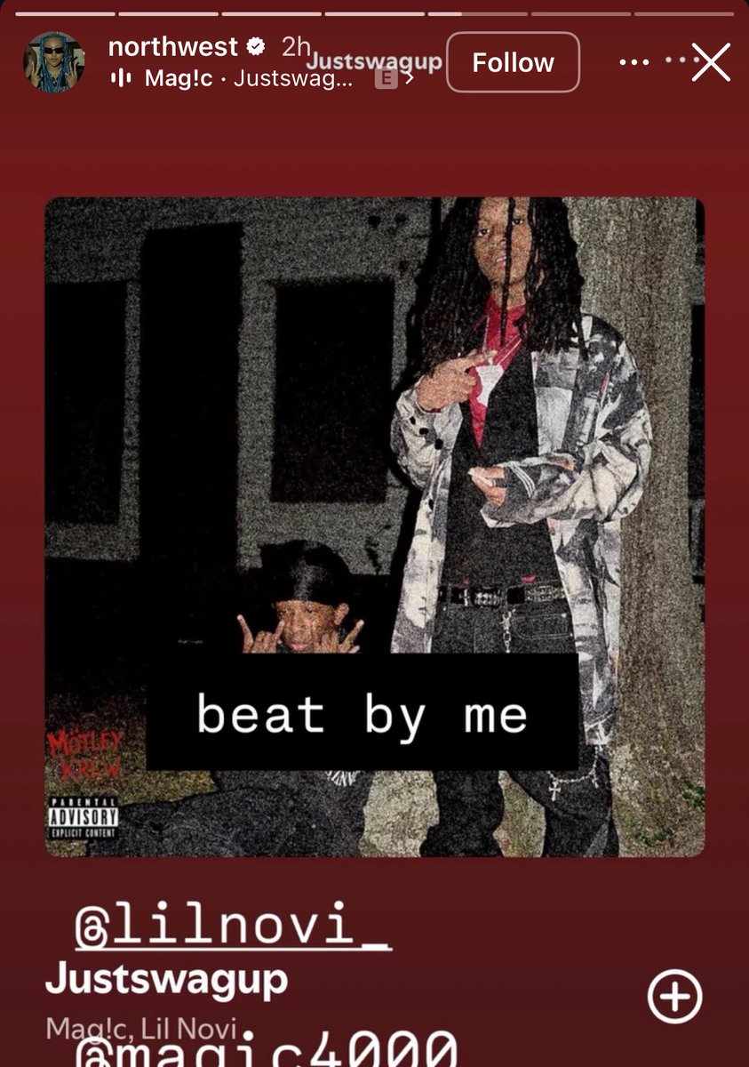 Yeeezyrih's tweet image. She is her father’s child