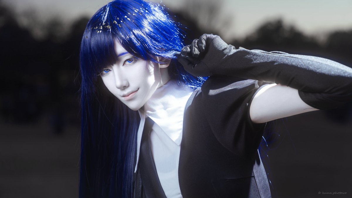 cos #宝石の国コスプレ部 

僕がラピス・ラズリだよ