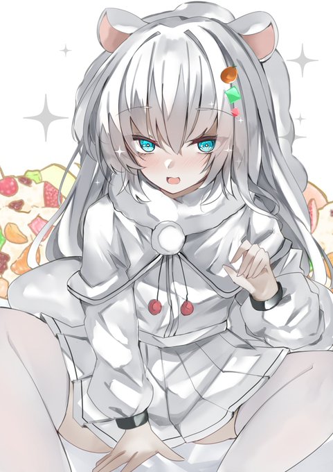 ウチの子、白熊ちゃんです!
鹿児島の名物、かき氷白熊をモチーフにしてます! 