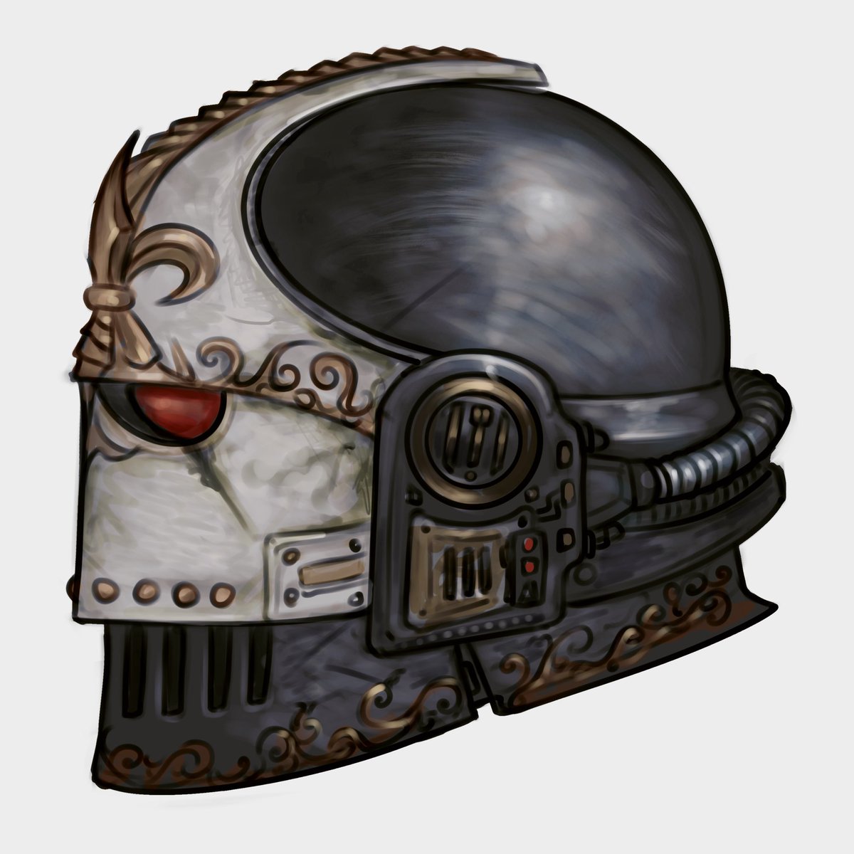 TFMsaad's tweet image. Sabbat pattern helm
Before bed sketch
#warhammer40k #WarhammerArt