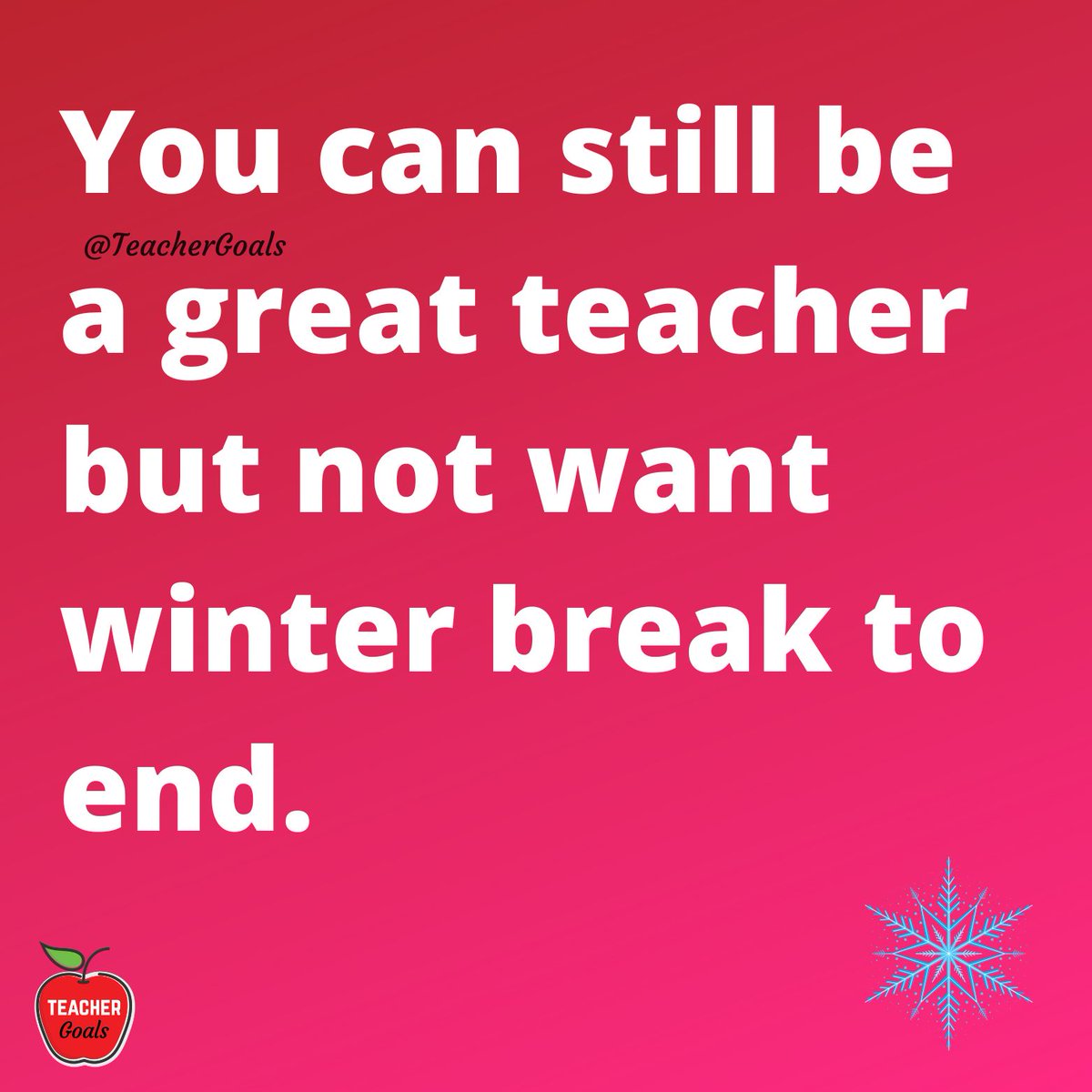 PSA: 📣
🌐 teachergoals.com