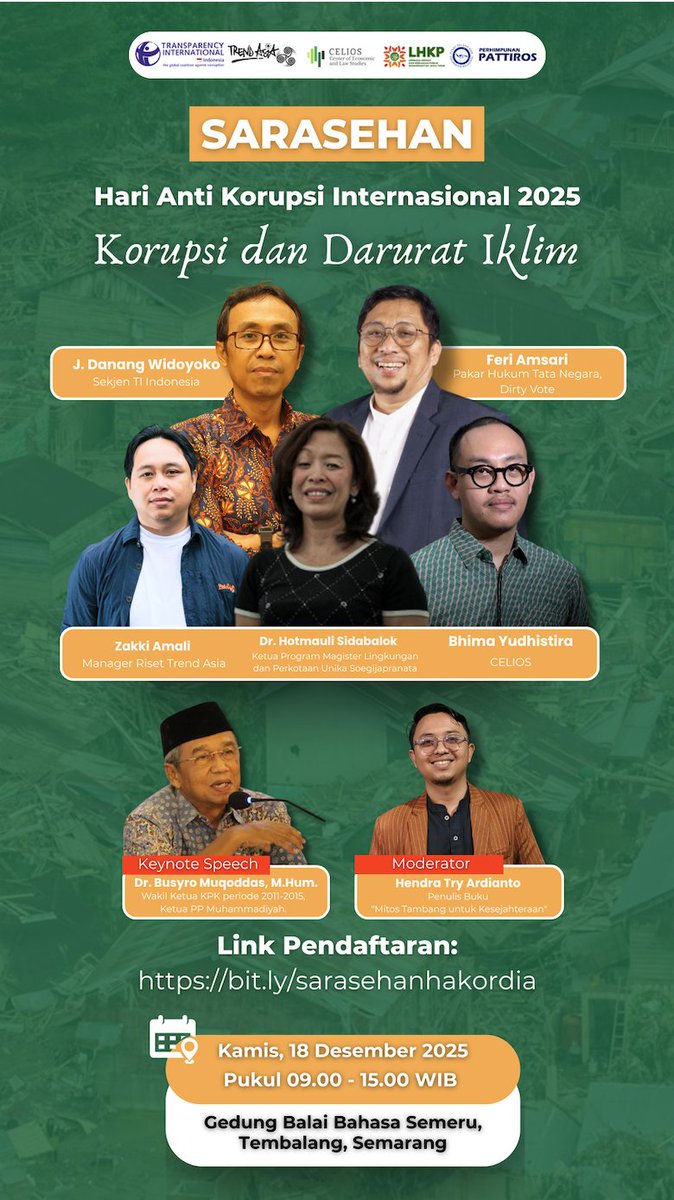 LHKP_PP's tweet photo. korupsi menjadi sumber bencana ekologis--mengundang dan memperparah bencana lingkungan https://t.co/X0Oy4lTzre