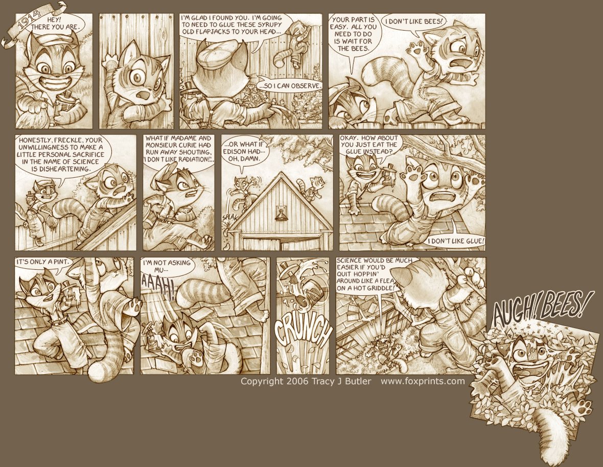 DailyTBLD's tweet image. Daily #Lackadaisy!

Bee-glue