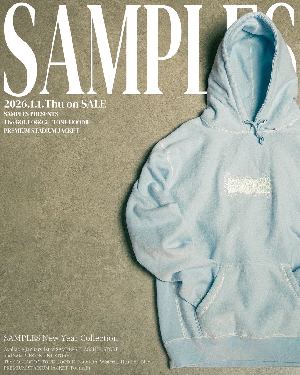 shu_funky's tweet image. 本日抽選、受注共に3日目に突入！
ジャケットもかなりご応募増えてきております！
値段は張りますが、後悔させない仕上がりなので是非！
フーディーの1番人気はWisteria！
こちらも締め切り1/5までなのでお見逃しなくー！
本日SAMPLES FLAGSHIP…