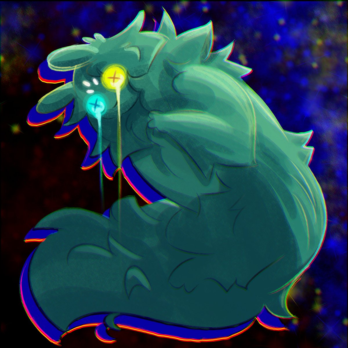 weregriffen's tweet photo. rare x post from me (follow my tiktok instead im way more active on there tbh, @/Walnarut)

#rainworldoc #rainworldart https://t.co/cy0IINlrLE