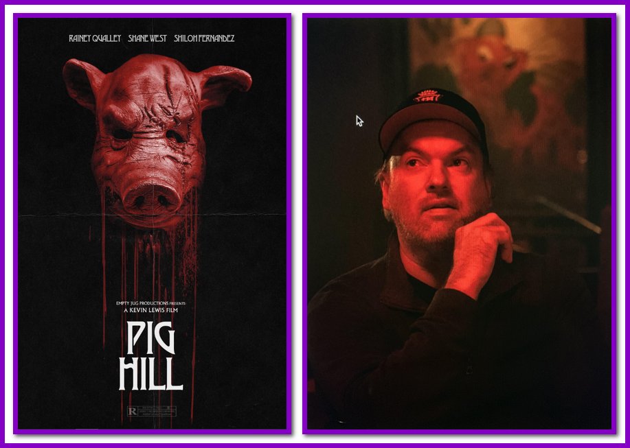 KEVIN LEWIS breaks down the making of the psychologically terrifying and "phantasmic" PIG HILL - Exclusive Interview - go.shr.lc/3MVgnzc   #kevinlewis #pighill #exclusiveinterview