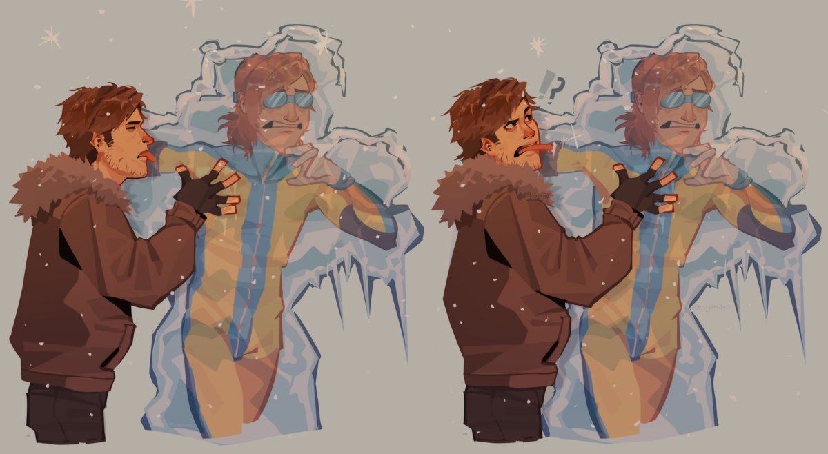 crystl101's tweet image. robert got stuck 😢
#dispatch #dispatchfanart #waterboy #robertrobertson