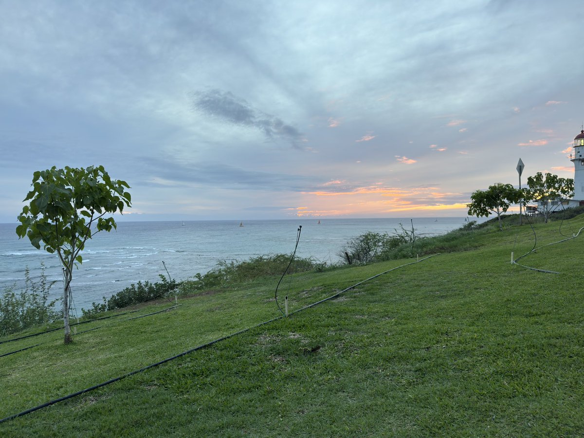 Back in Hawaii for a little bit to visit. It’s so nice to see the ocean here again.