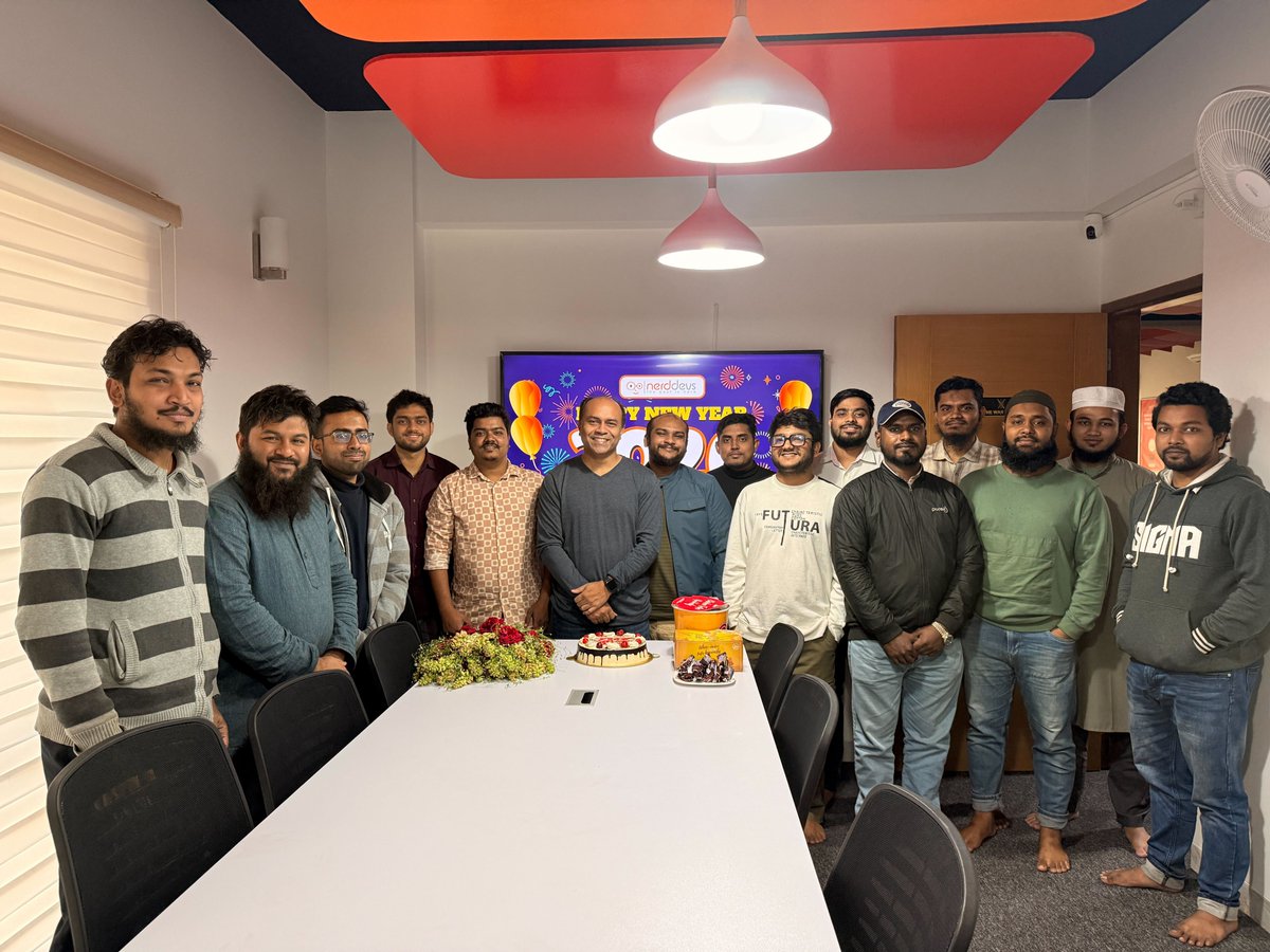 nerddevs's tweet photo. New year, fresh momentum. ✨
Wishing you positivity, meaningful moments, and bold opportunities in 2026.

#HappyNewYear #2026 https://t.co/HJK9mSLQWQ