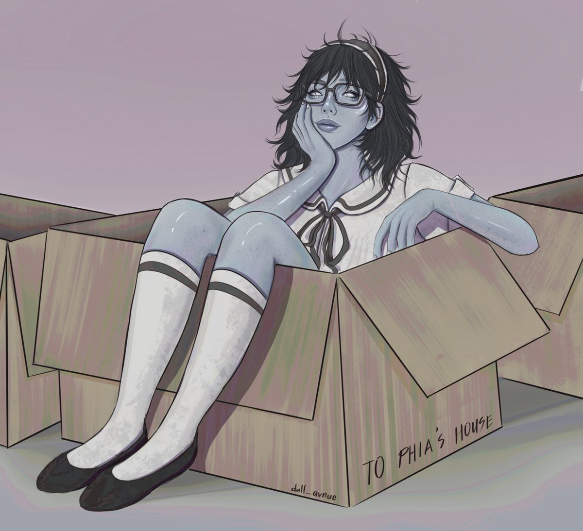 dull_avnue's tweet image. Package delivered! 📦 #spirit #dbdfanart #deadbydaylight