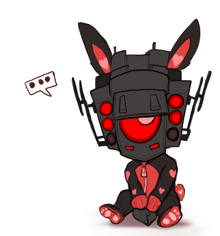 Quick doodle today! Bunny Pajama Executor! <3 
#SkibidiToiletfanart