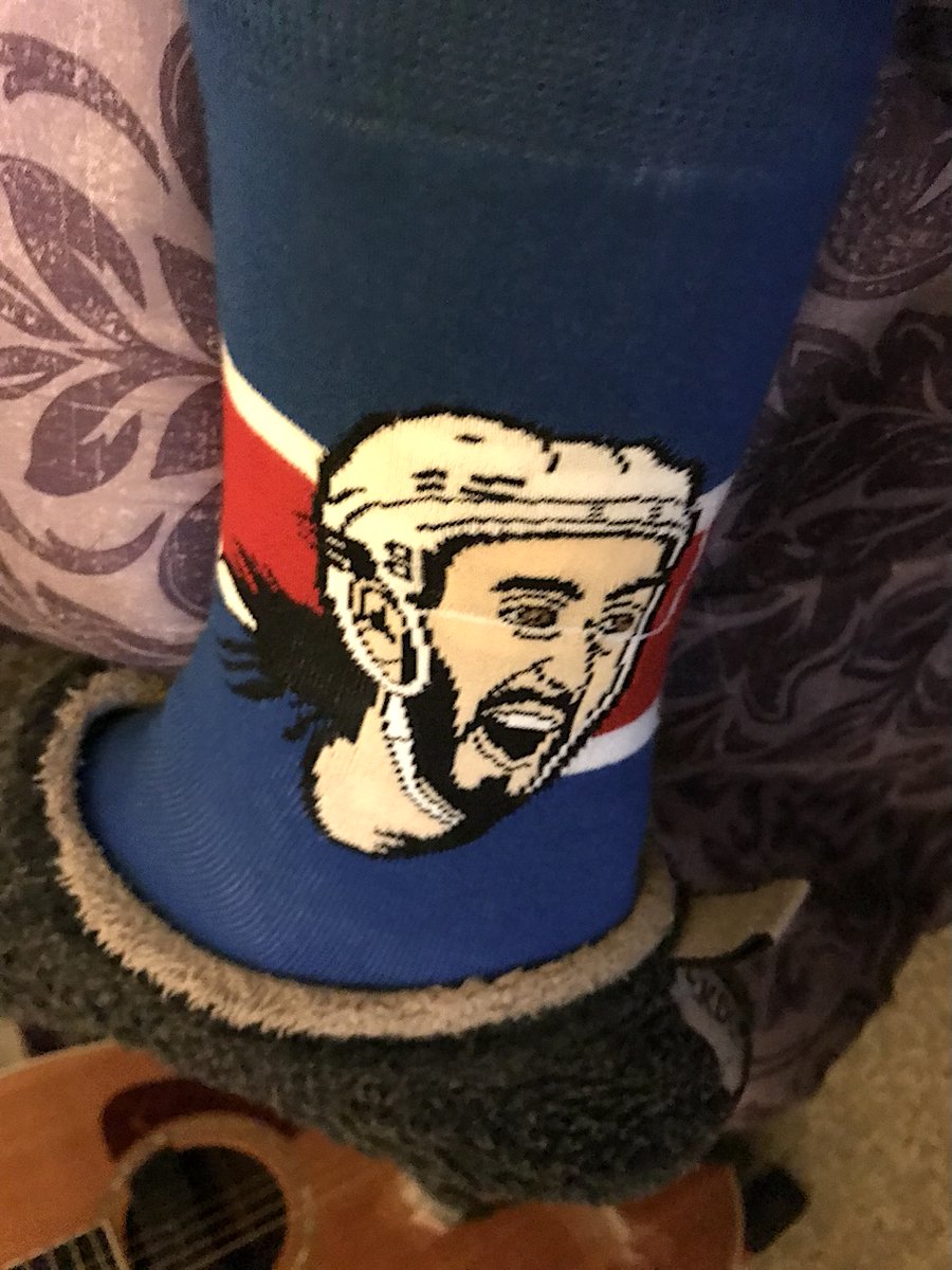 I wear my Christmas Mika socks and Mika gets a Hat Trick. There are no coincidences...