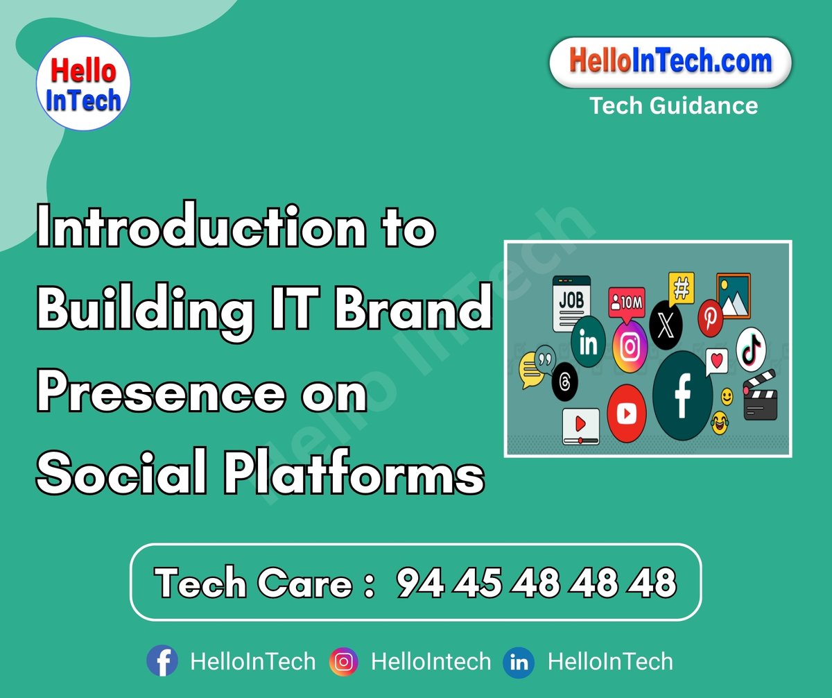 HelloIntec13514's tweet image. Introduction to building IT brand presence on social platforms

If you would like more information, please visit the page.
hellointech.com/introduction-t…

#hellointech #itbranding #socialmediaforit #digitalpresence #techmarketing #itcontentstrategy #linkedinmarketing #twitterfortech