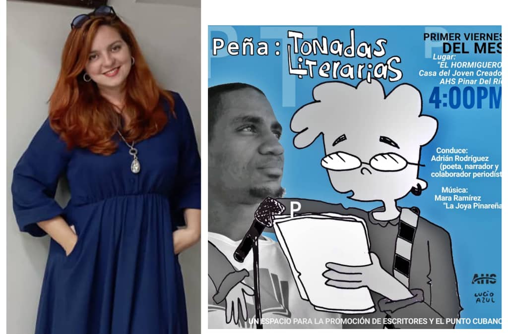 📚 Este martes 6 de enero llegará a nuestra #CasadelJovenCreador la peña Tonadas Literarias

☺️Invitada: Yanetsy Ariste, escritora, periodista y crítico de arte

⌚4:00 pm
 
📌 Conduce: Adrián Rodríguez 
🎶Música: Mara Ramírez y Luciano Lorenzo
 
<a href="/ahsjovenescuba/">Asociación Hermanos Saíz</a>
#ElArteNosUne