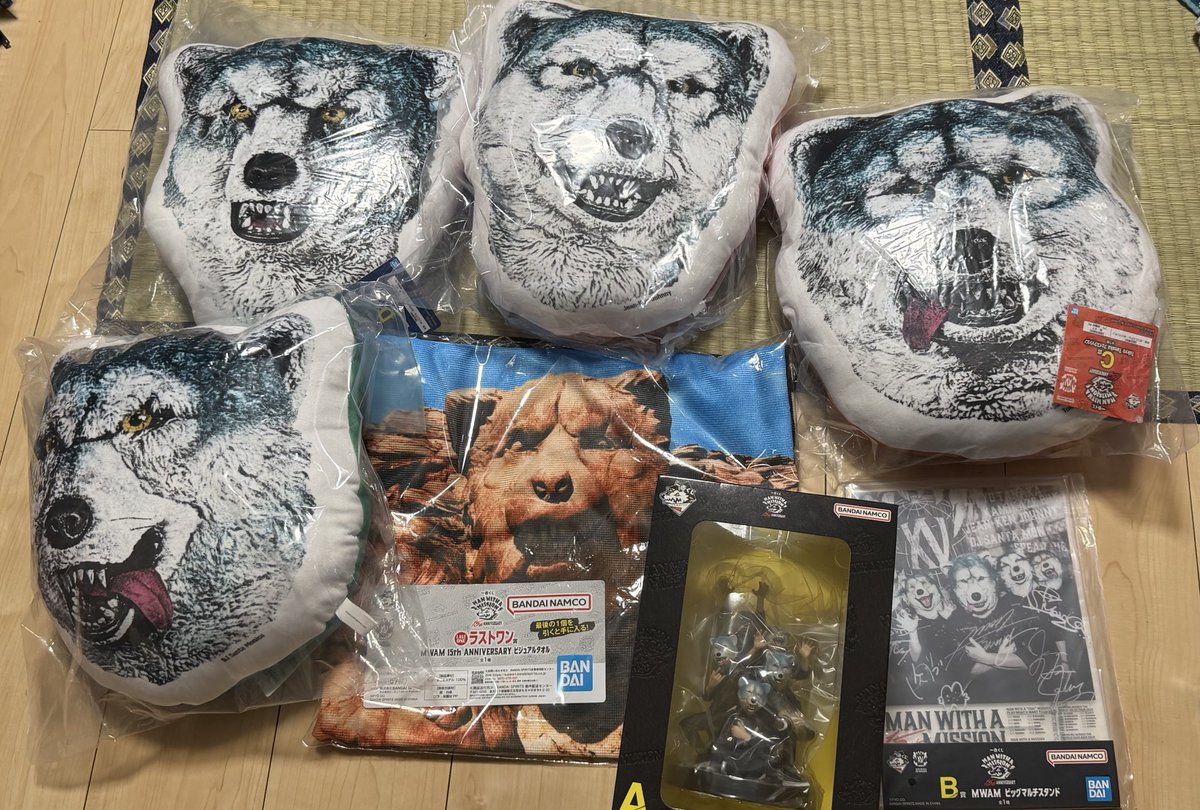 親友と3店舗巡って A、B、C、D、E、F、H×4と 下位賞多数に、ラスト