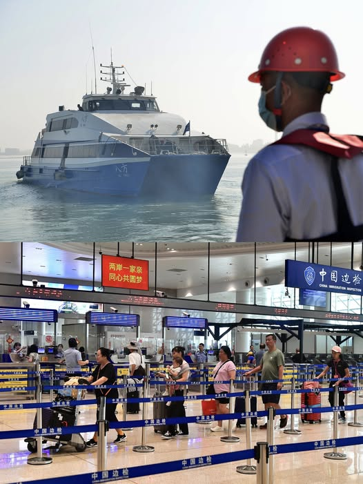 ShanghaiEye's tweet photo. In operation since Jan 2, 2001, the #Xiamen-#Jinmen ferry route has taken over 23 million passenger trips between two places, as it marks 25 years of operation. It is known for its half-hour sailing journey, frequent departures, affordability, and intelligent customs clearance. https://t.co/AltAsU9tlh