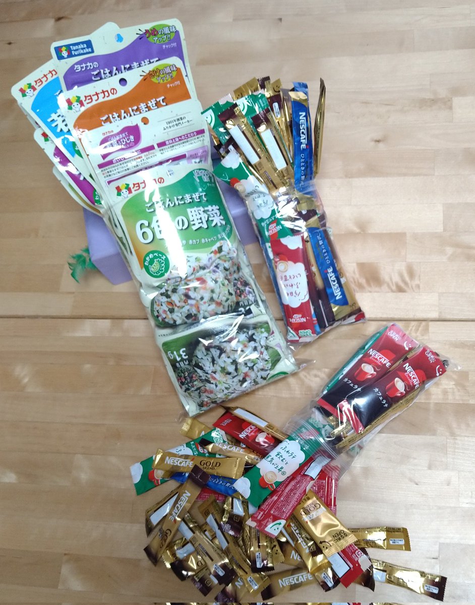 近所のスーパーの #詰め放題 行って来ました！ #ふりかけ詰め放題 1000