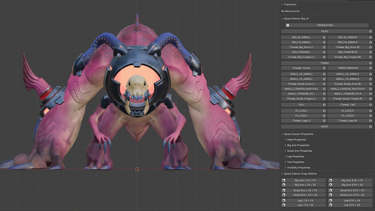 jcbordafdez's tweet photo. Space Demon - Blender Rig

Download: https://t.co/2u6ZIZpA1T https://t.co/TPsTtH6fYY
