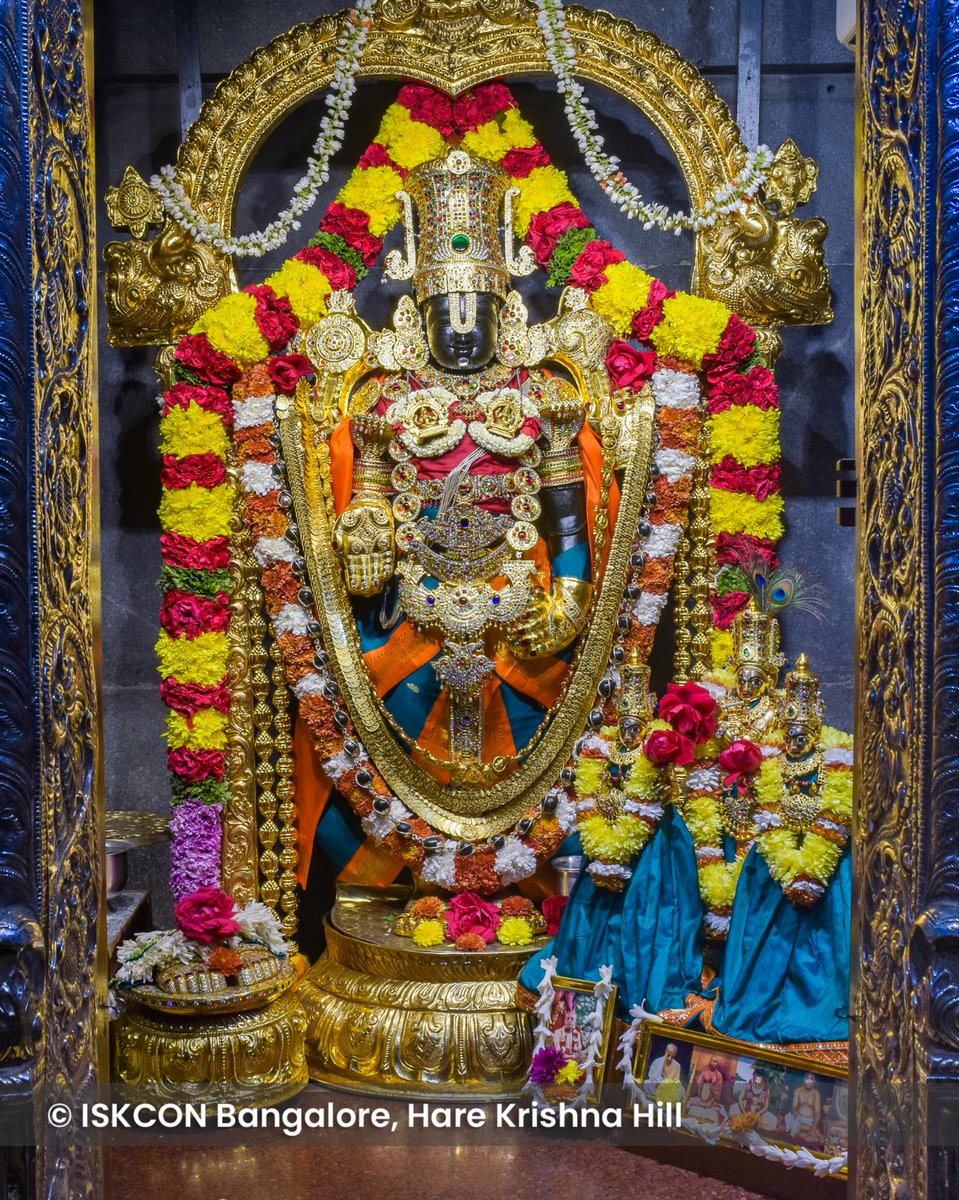 ISKCONBangalore's tweet photo. Darshan of Sri Prahlada Narasimhadeva after Abhisheka - Saturday, January 03, 2026.

#dailydarshan #mahavatar #narasimha #iskcon #bengaluru https://t.co/oPaSwho9hr
