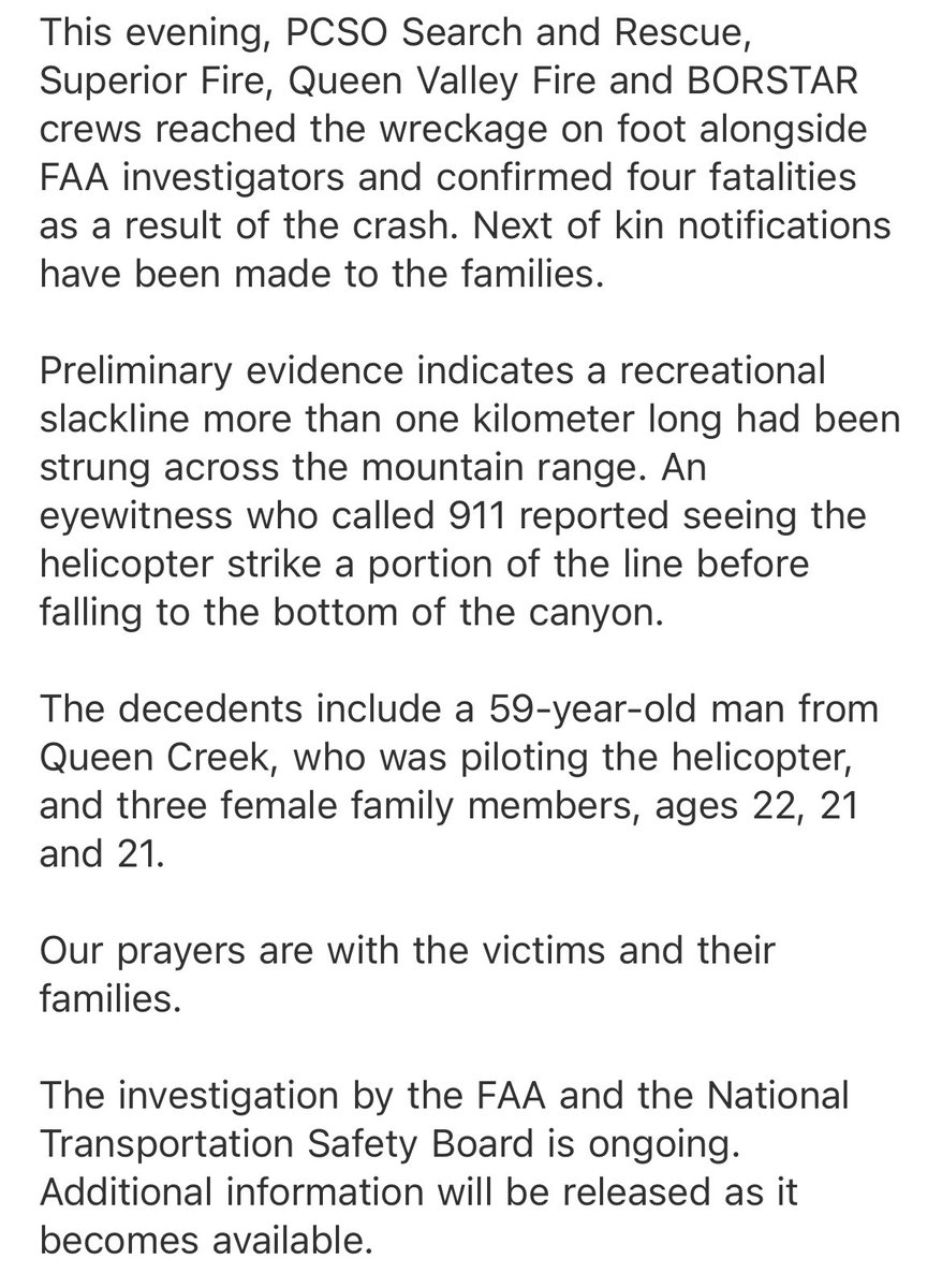 Pinal County Sheriff’s Office tweet media