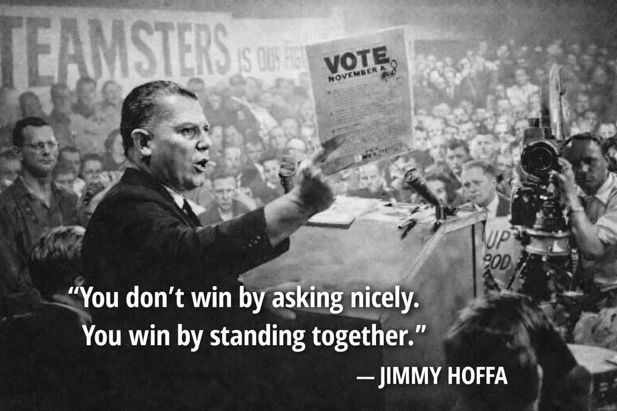 UnionDrip's tweet photo. The bosses love ‘rugged individualism’ because it keeps us divided. We win when we unite. https://t.co/q1jcWJgxBV