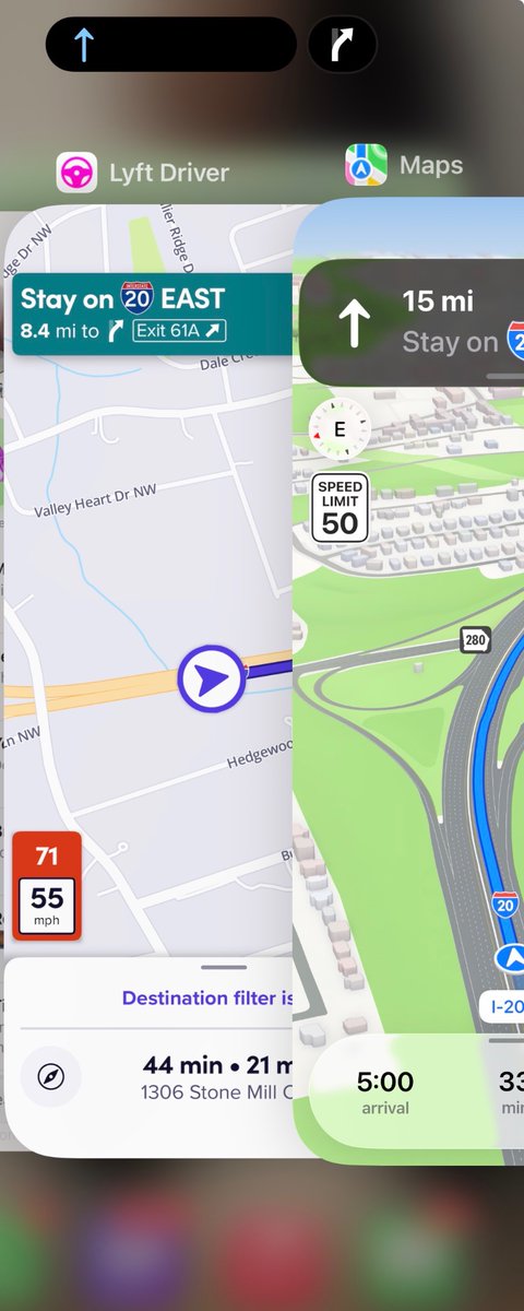 _PrincessNessy's tweet photo. @d0wnsideofme I drive lyft and they make us take longer routes to charge people more example . https://t.co/e8e0mWH1P8