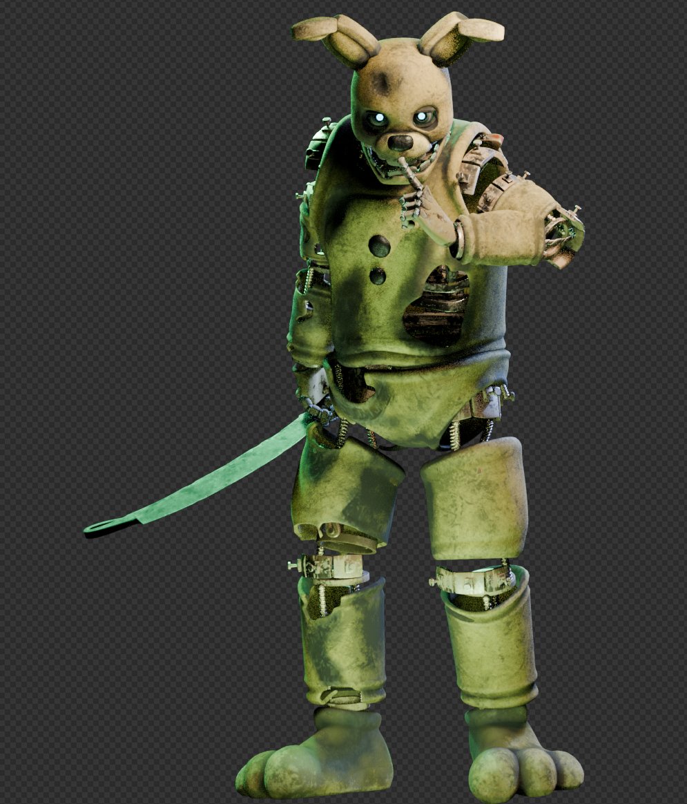 HuskyHidden's tweet image. the byellow brabbit 🤖
#FNAFMovie2 #SOTM