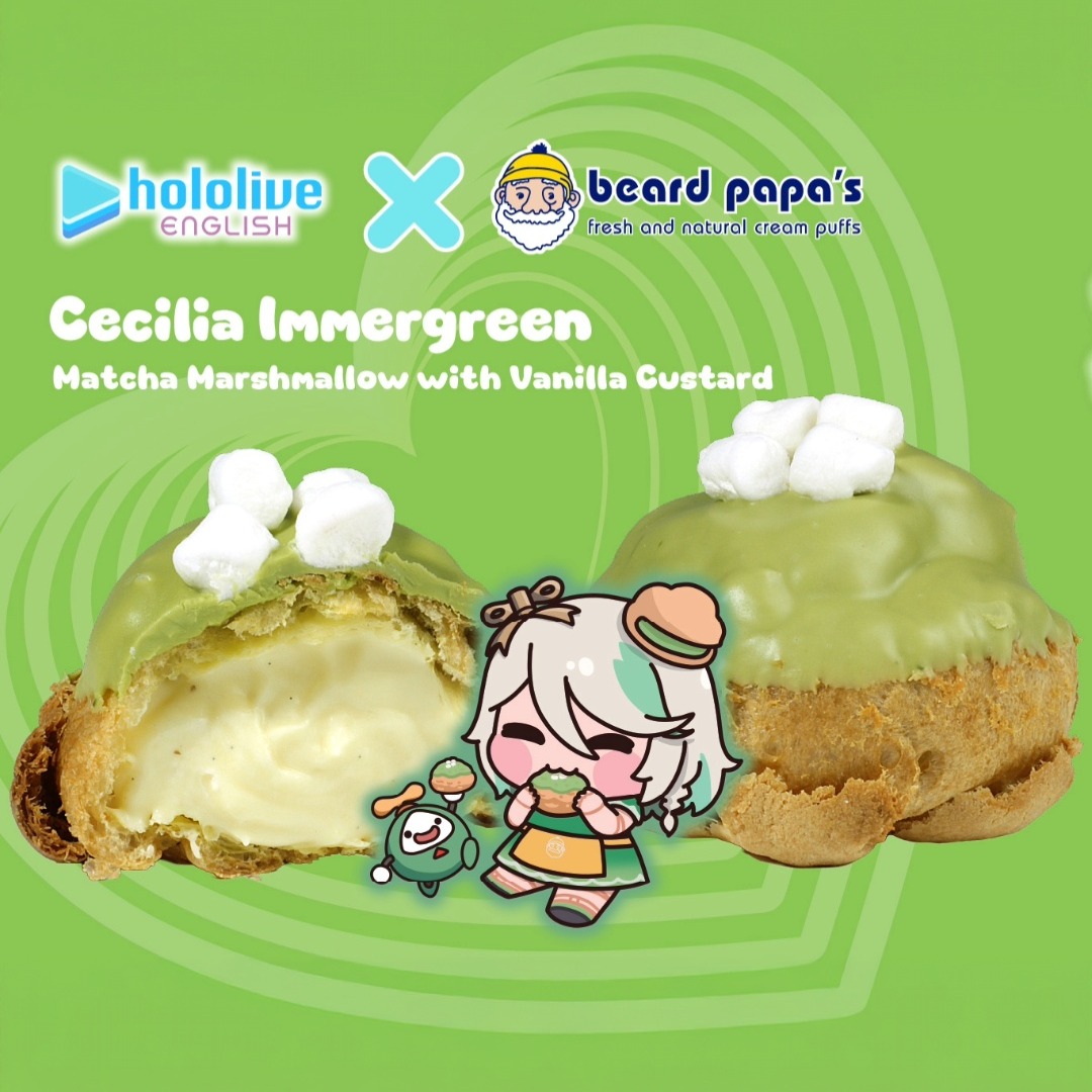 bpmoa375's tweet image. Revealing Beard Papa’s iconic freshly baked puffs paired with flavor profiles crafted to reflect the personalities, color palettes, and motifs of each hololive English -Justice- talent.

#hololive_En #BloodflameArt #gigimurin #ImmerScreen #LFGIGI #CiaoRaora