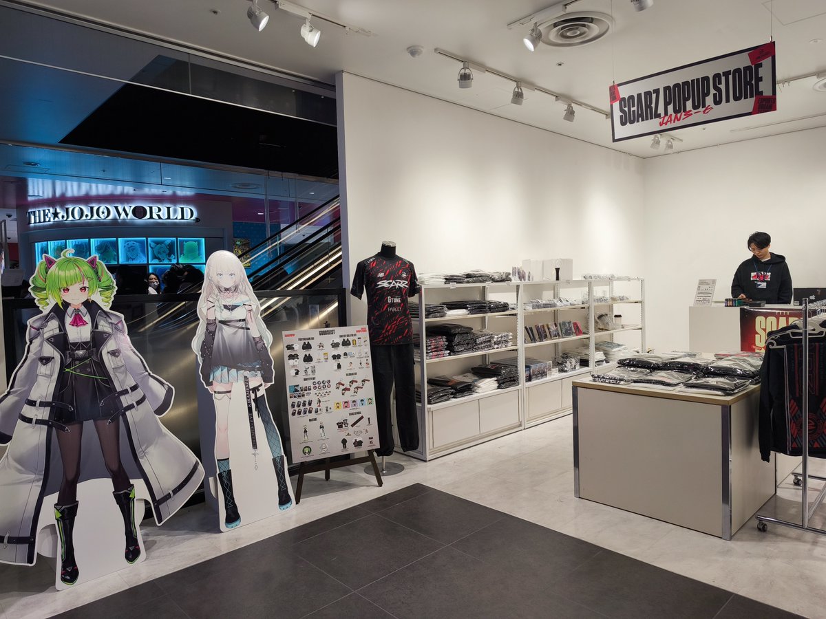 ポップアップストア 本日は渋谷PARCOさんでイベント。 新作グッズはポップアップストアが