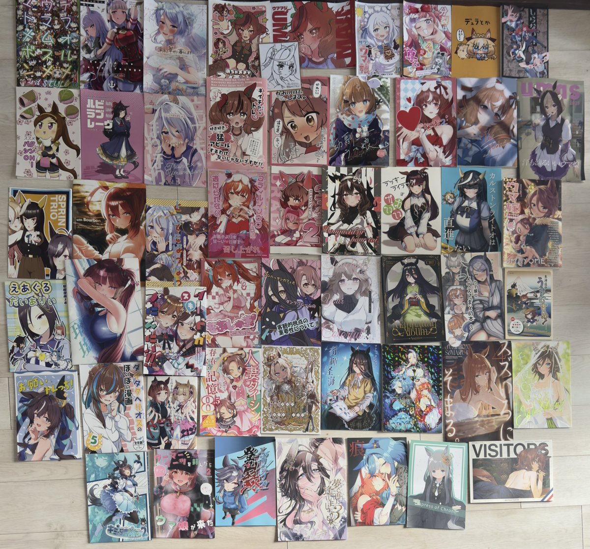 全体的にピンクと水色多いね！！！