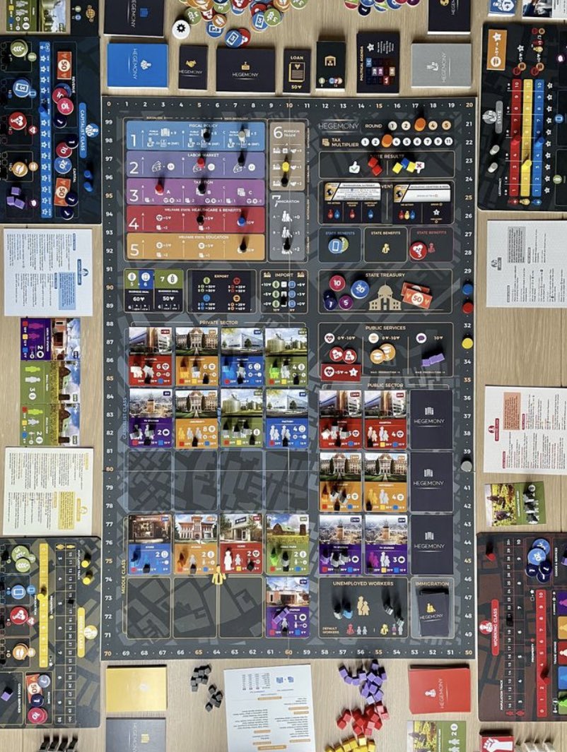 hworkshop_games's tweet photo. Hegemony: lead your class to victory. Worker placement asymmetrical strategy game. Themes of politics and economics etc.. https://t.co/Lk8Cg5i2j2