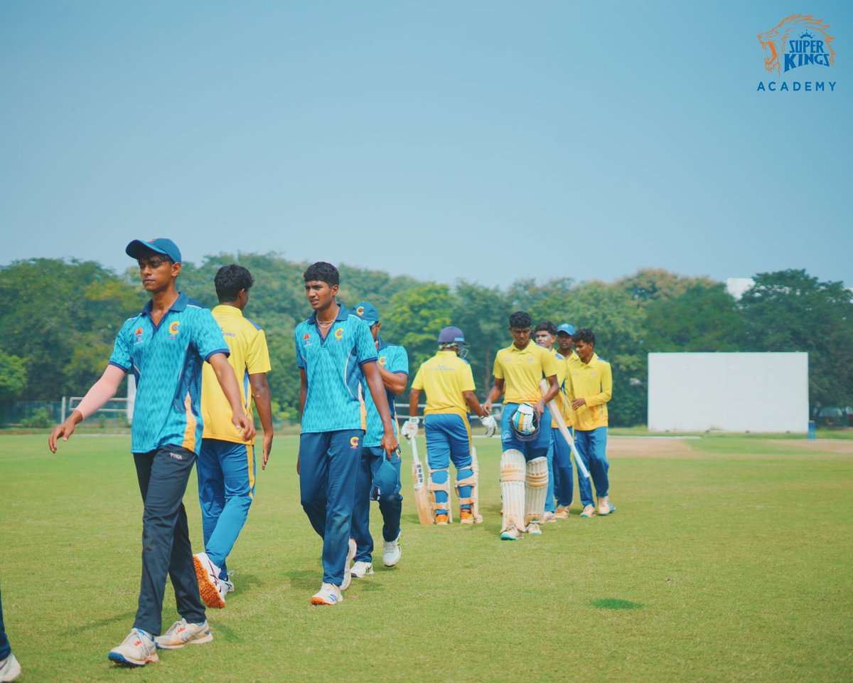 SuperKingsAcad's tweet photo. Bangalore City Gymkhana Club visited #SuperKingsAcademy for a one-week tour, competing across formats with multi-day, one-day and T20 matches during their stay 🙌

#TrainLikeASuperKing #Cricket #CricketTour #Sports

(SKA, Sports, Cricket, Tour, Bangalore) https://t.co/bxDvFxi4DE