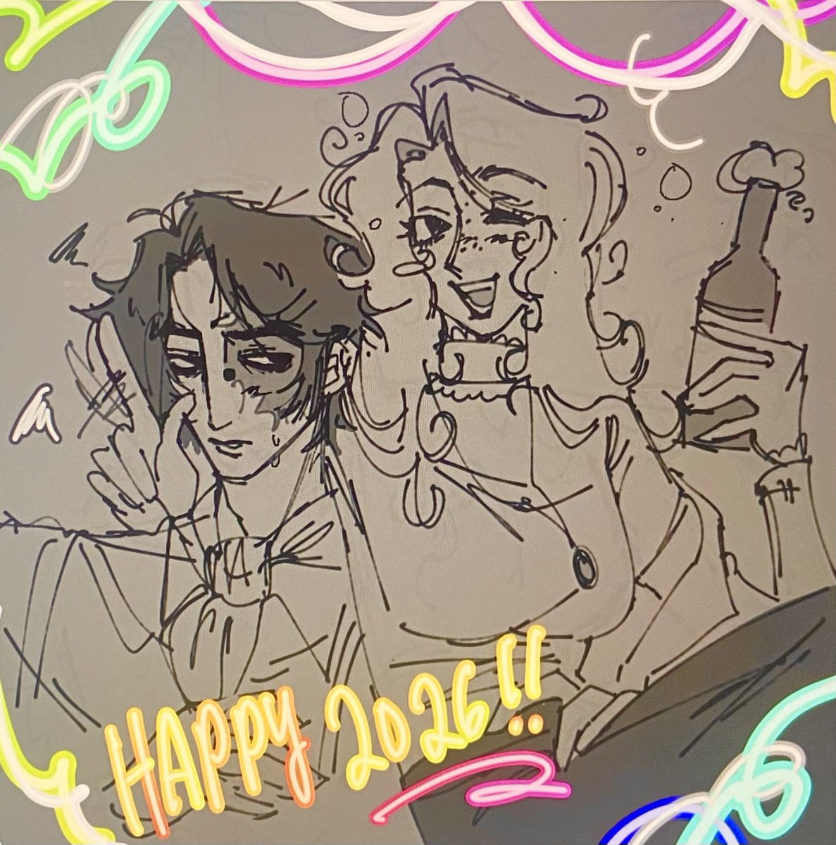 dollburst's tweet image. #nortalice late happy new year :D🎆