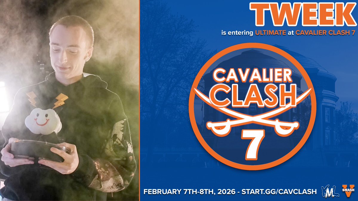 The best of the best of the East Coast continue to show at Cavalier Clash 7, and we look no further than the legend himself <a href="/TweekSsb/">Gavin</a> joining us this February!!!!

STANDARD REGISTRATION ENDS TONIGHT!!! SIGN UP AT THE LINK BELOW!!!