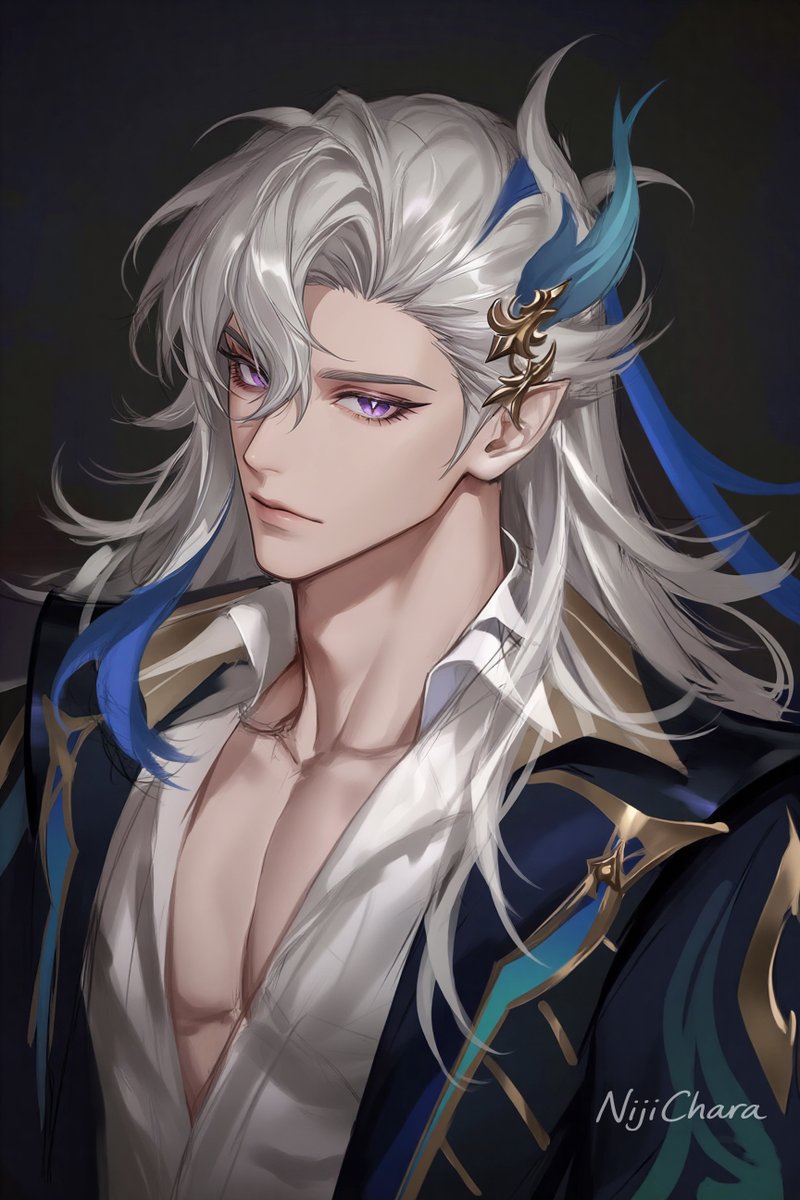 A fleeting stillness in the boundless tides.

#Neuvillette #GenshinImpact