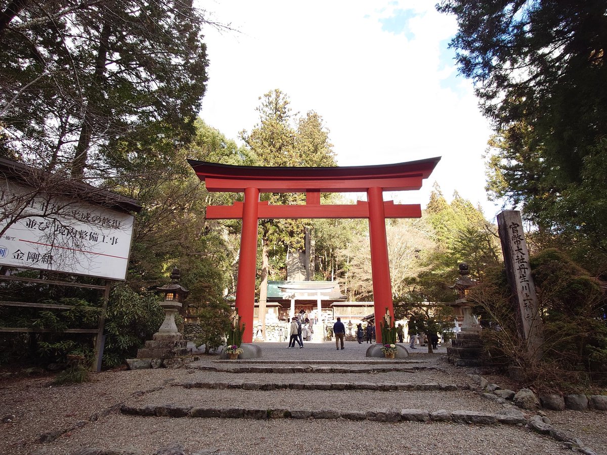 chumiko6's tweet photo. 🎍【丹生川上神社下社】🎍
今年は丙午🐎ちょうど偶然✨2026年の恵方にある丹生川上神社下社⛩️
神馬のシロちゃんとクロちゃんに、また会いに行きました🐴
シロちゃんとクロちゃん。本名は白龍（はくりゅう）、黒龍（こくりゅう）
拝殿︙ご祭神は闇龗神（くらおかみのかみ）
#午年
#丹生川上神社下社 https://t.co/oFn5k1UfjY