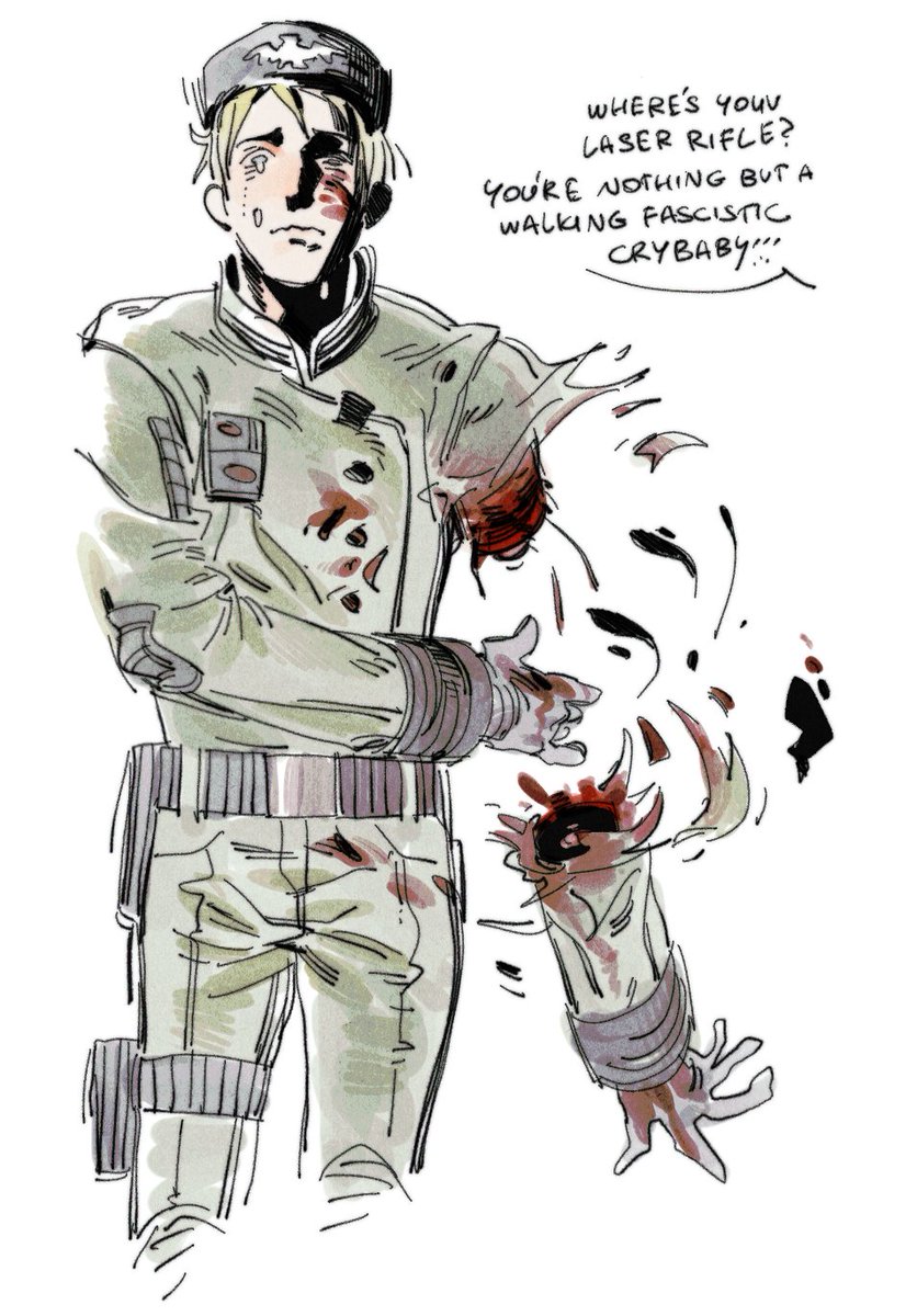 sweetrinaXD's tweet image. my fallout 3 enclave officer oc🥹