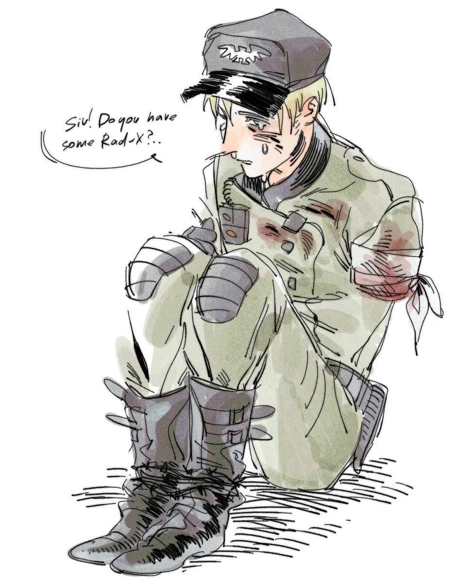 sweetrinaXD's tweet image. my fallout 3 enclave officer oc🥹