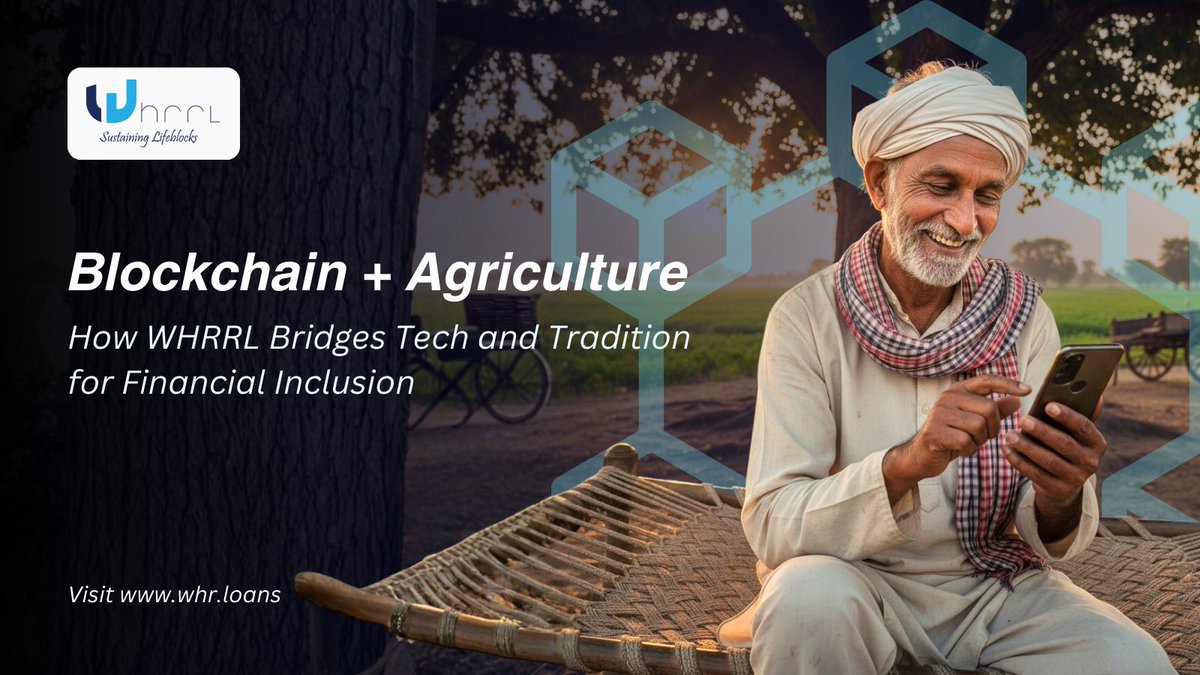 Blockchain meets agriculture 🌾🔗
WHRRL bridges tradition and tech by turning warehouse receipts into secure digital assets helping farmers access faster, fairer credit.

Read more: whr.loans/blogs/blockcha…

#AgriTech #Blockchain #FinancialInclusion #WHRRL