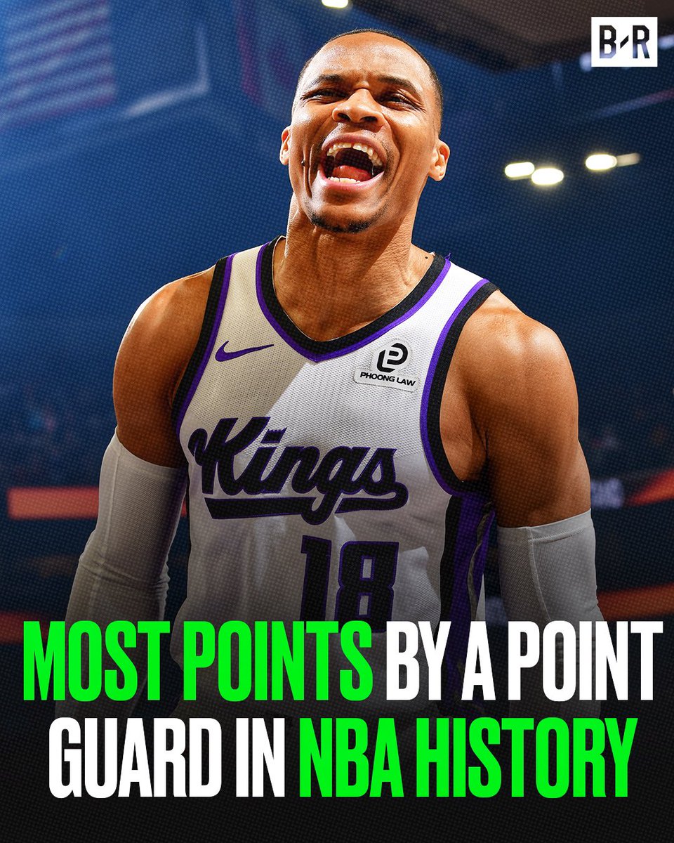 Russell Westbrook is now the NBA's all-time leading scorer for a point guard 🐐
1. Russell Westbrook - 26,711
2. Oscar Robertson - 26,710