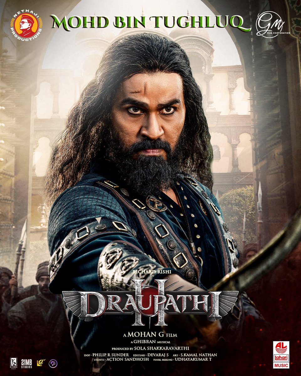 KaappanC's tweet photo. #kaappaan villain back in as a #MohdBinThugluq in #Draupathi2 welcome amigos 🤩 @JaniChiragjani https://t.co/fD557aaa9w