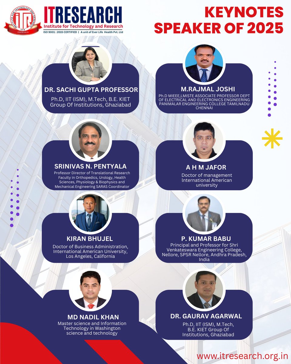 followITR's tweet photo. 🌟 Thank You from ITResearch 🌟

On behalf of ITResearch (https://t.co/DeVArj9gDz), we extend our heartfelt appreciation to all our esteemed keynote speakers who joined us throughout 2025.
🙏 Thank you for being a valuable part of ITResearch’s journey in 2025. https://t.co/oQEOCInjT7