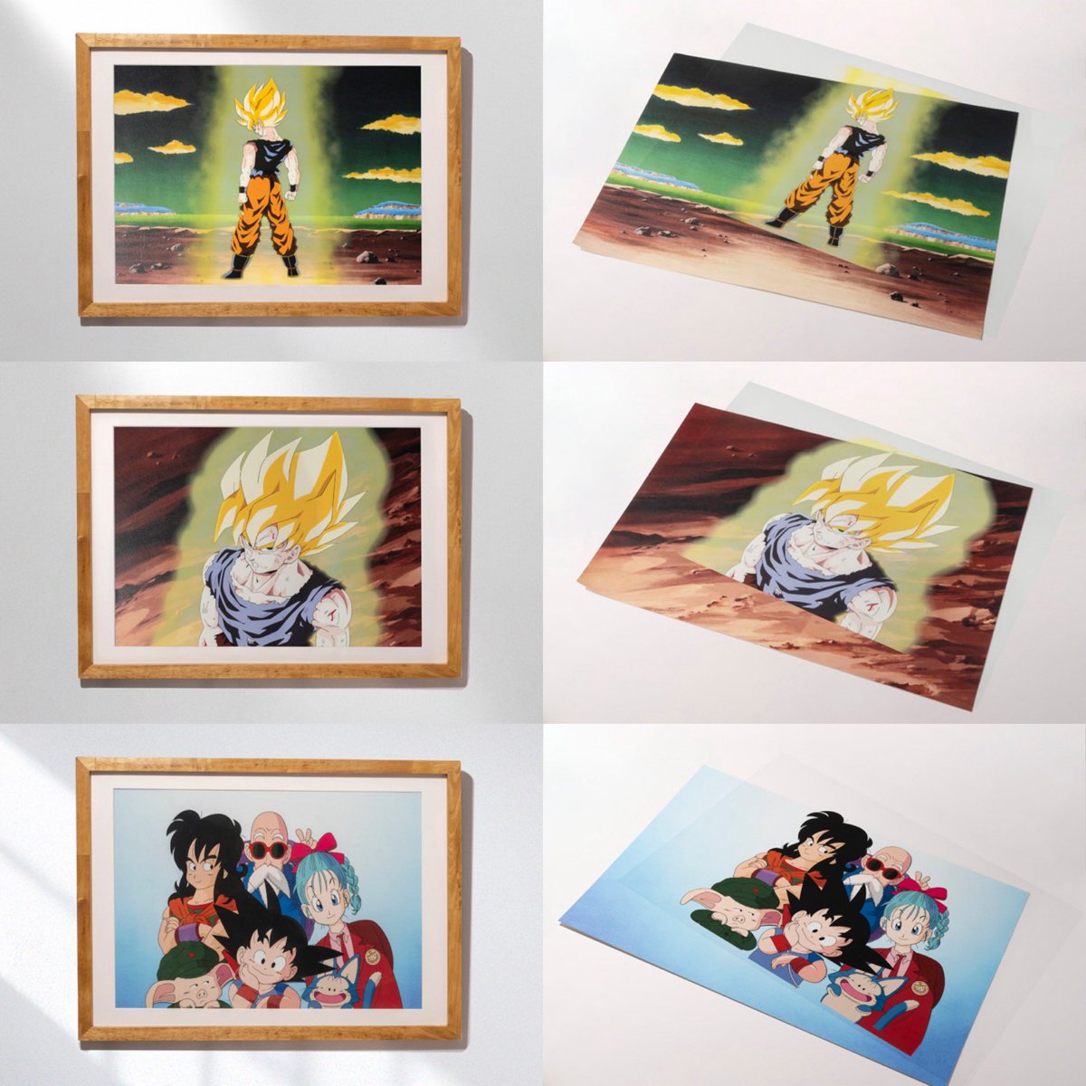 ドラゴンボール 複製セル画風アート ED ドラゴンボールストア限定商品 ドラゴンボール 複製セル画風アート ED