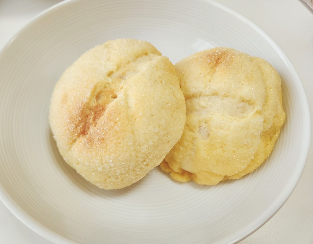 メロンパン焼いた