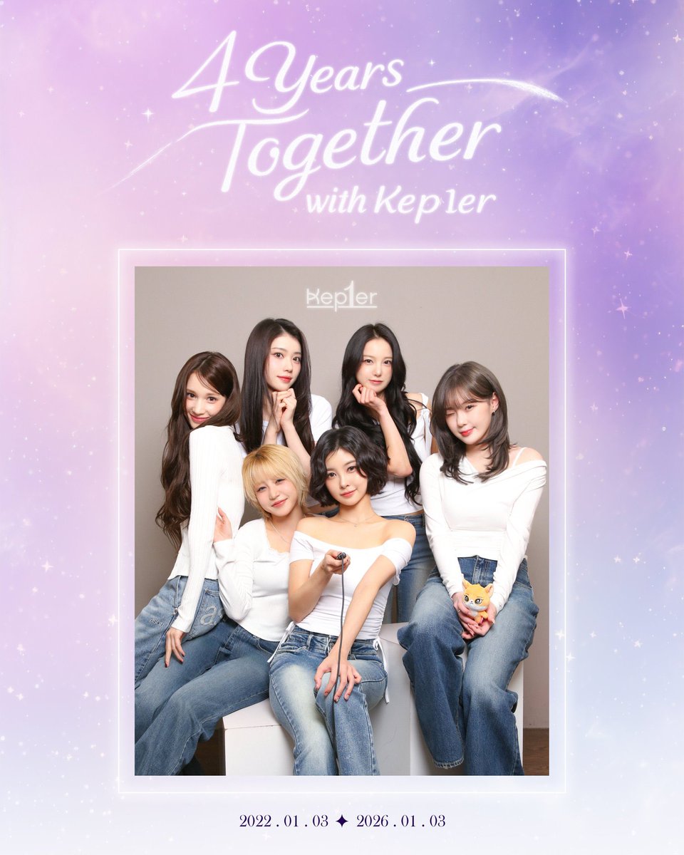 Kep1er ヨンウン ヨンウォニ 未開封 KEP1ER FOURTH ANNIVERSARY 今日でkep1erがデビューして4年が経ちまし