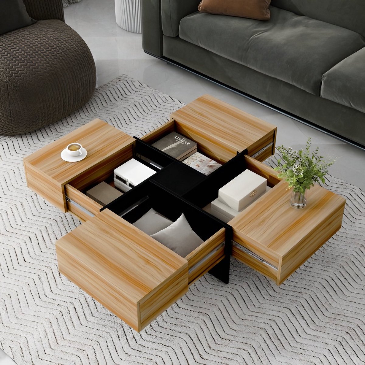simmonsstore's tweet photo. Introducing the ultimate space saving solution This extendable coffee table features 4 smart hidden storage compartments under the sliding top perfect for modern living rooms that love style and function. Click here to shop! 👉🏼 https://t.co/Lxz1yc14lp #fyp https://t.co/PuOBlXu0Jk