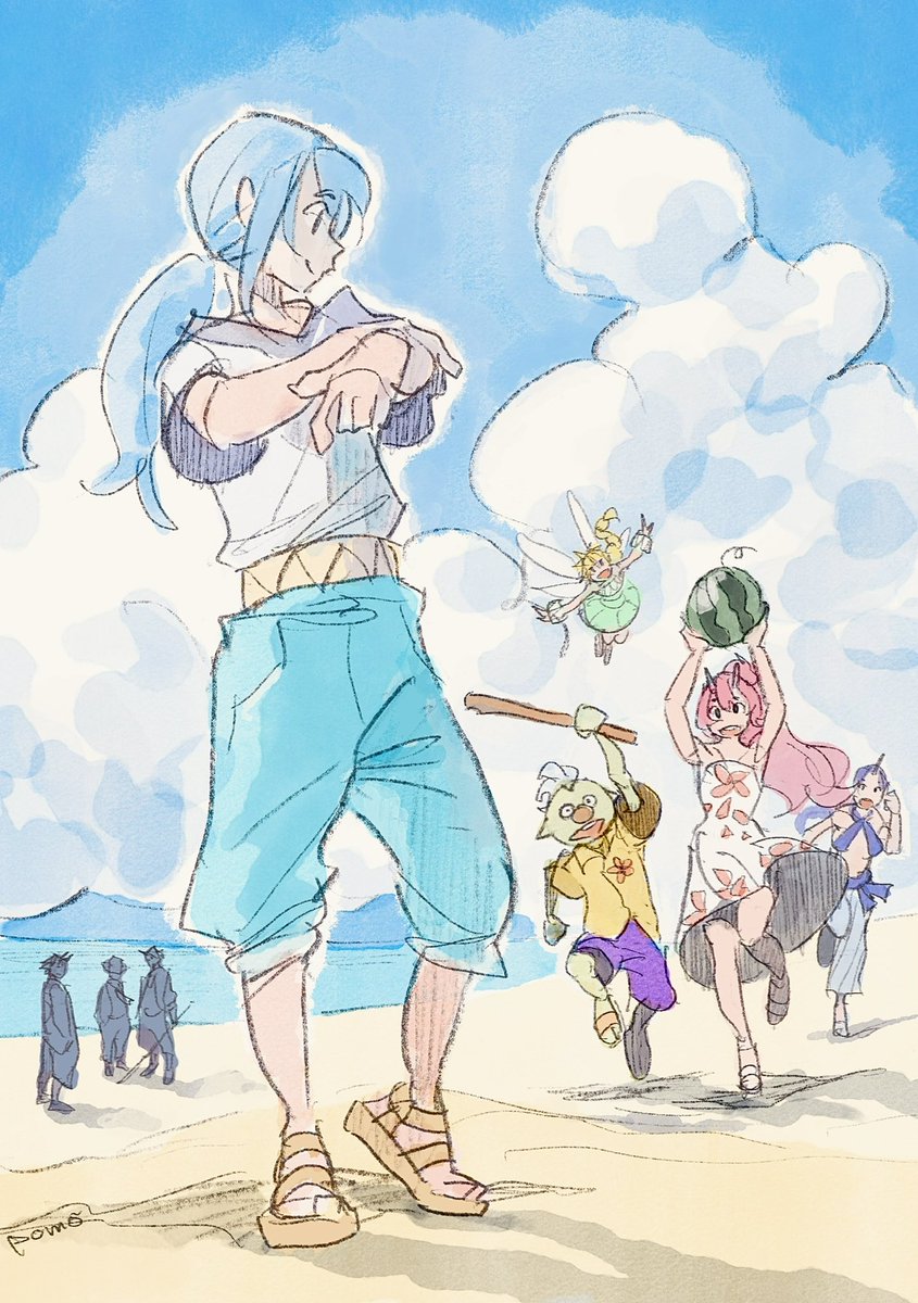 🍉🍉🍉
#ファンアート #転スラ #tensura #劇場版転スラ #蒼海の涙編