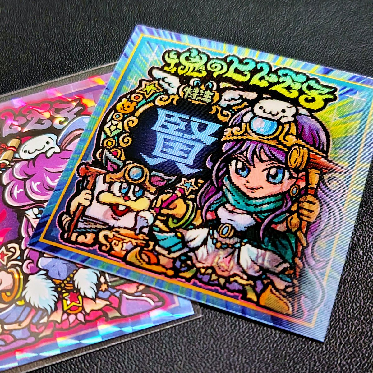 あくさんから太っ腹プレゼント企画で送っていただきました！
遊び人→賢者のレンチは良いものだ～、遊のプリズムまでつけてもらって豪華すぎる…ほんとにいいんでしょうか💦
本当にどうもありがとうございます～大感謝です！